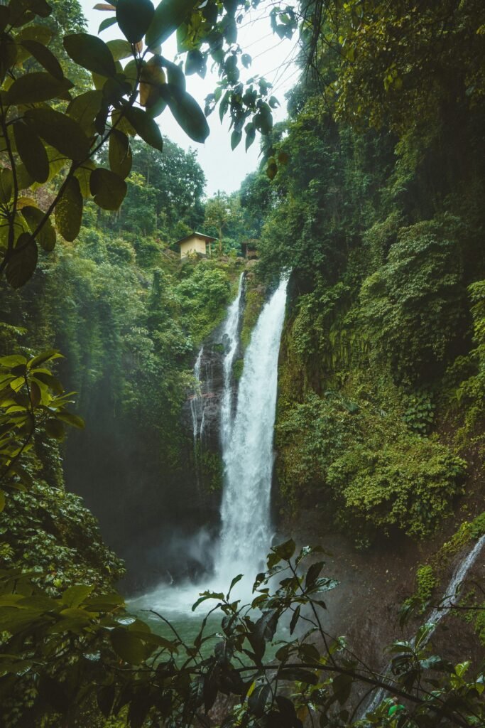 Aling-Aling Waterfall surrounded by forest, Bali