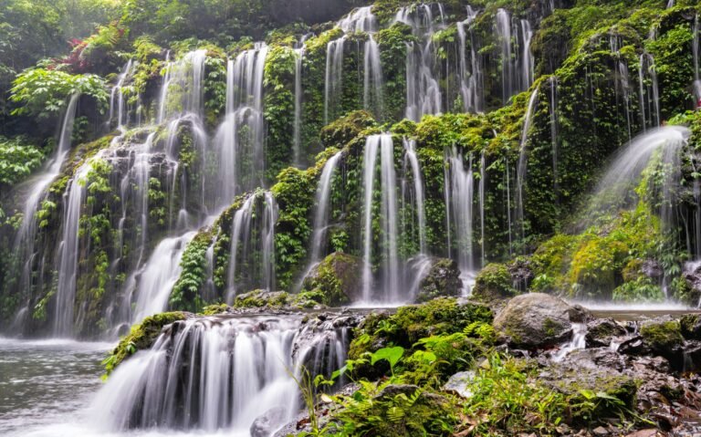 Banyu Wana Amertha Waterfall in Wanagiri, Buleleng, Bali