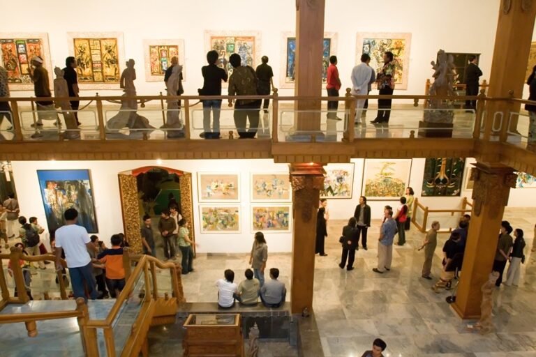 Exhibition halls of Museum Rudana, Bali